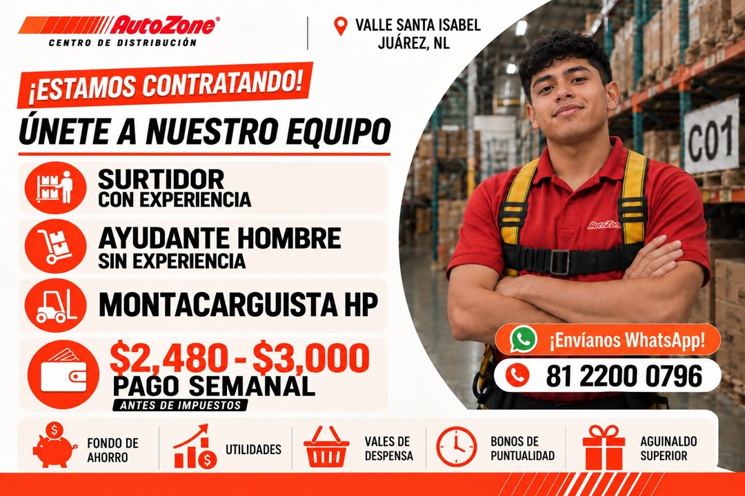 Banner del anuncio de la vacante