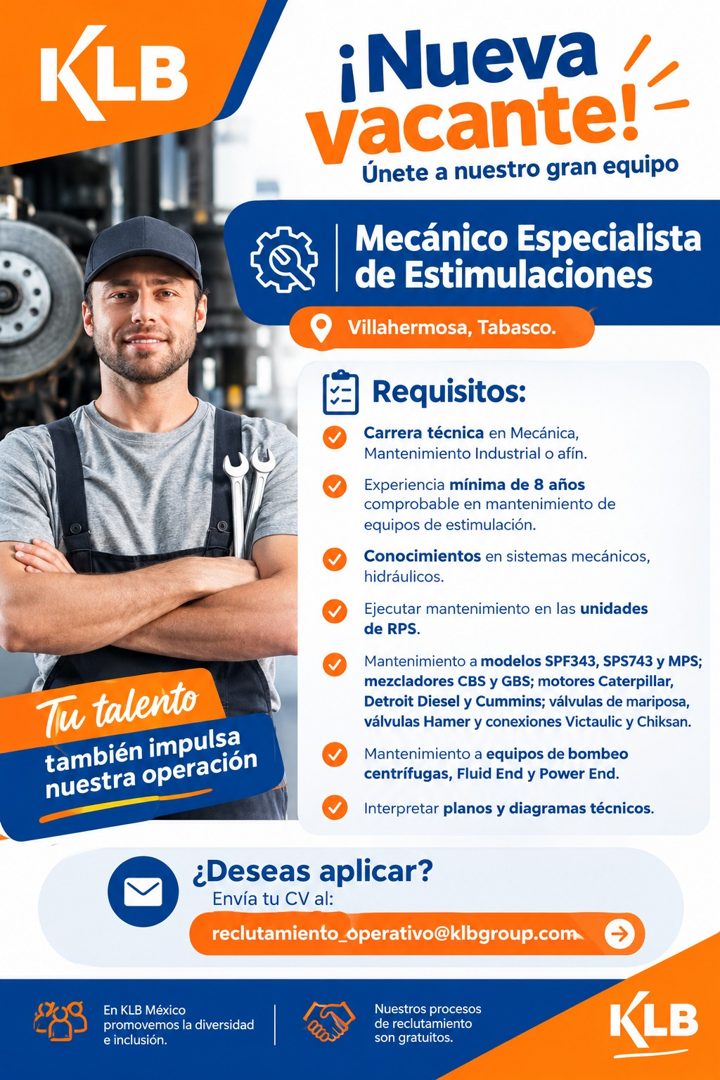 Banner del anuncio de la vacante