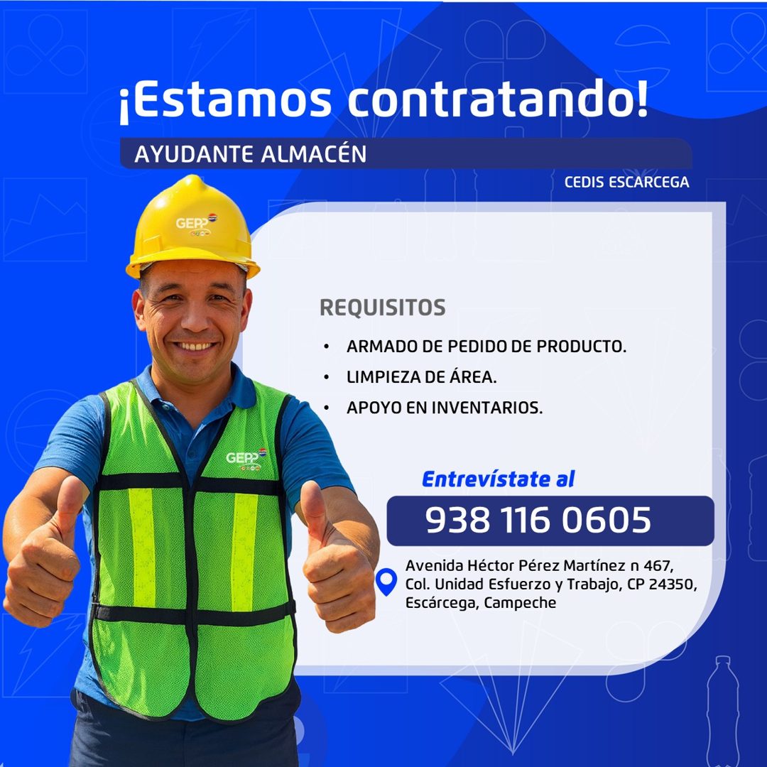 Banner del anuncio de la vacante
