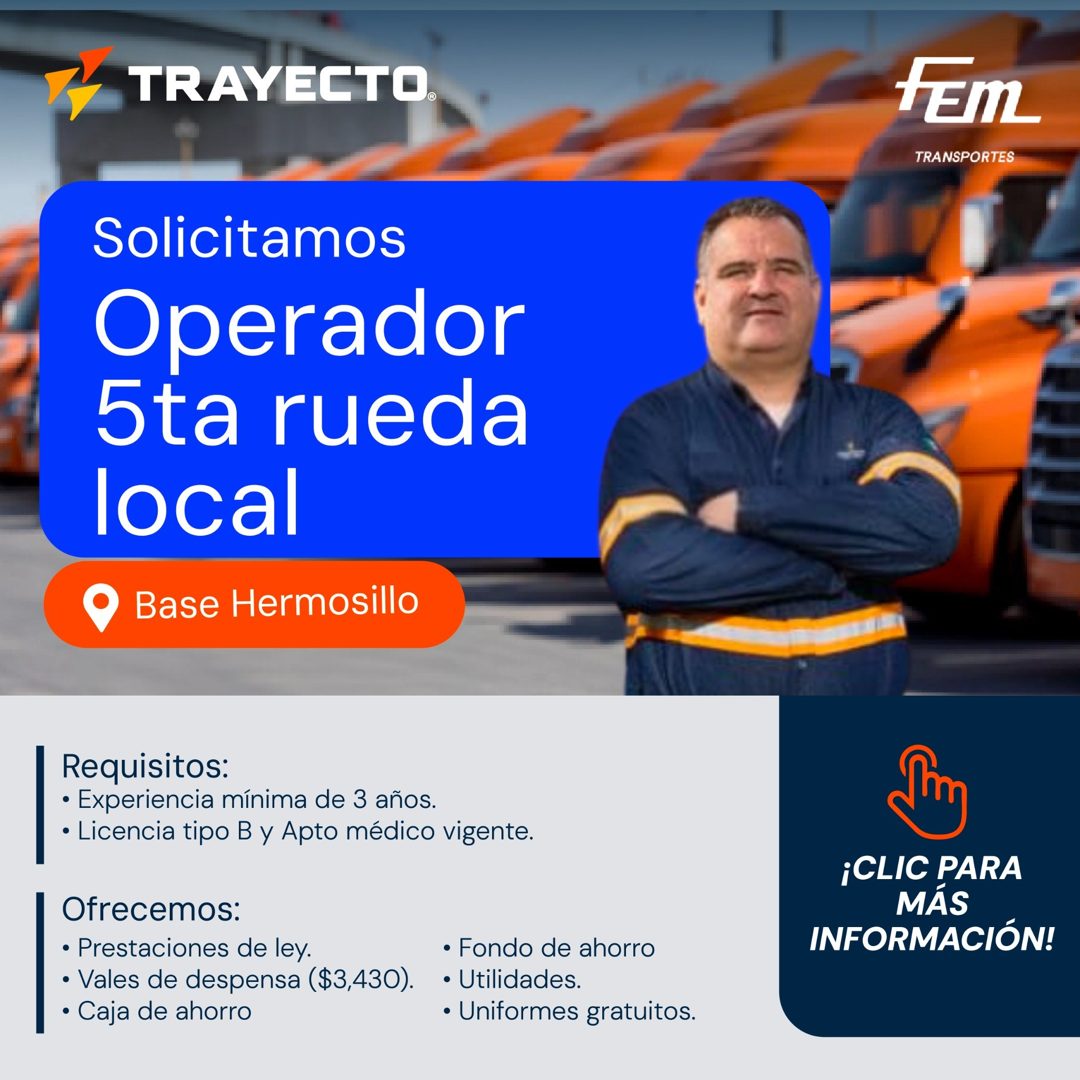 Banner del anuncio de la vacante