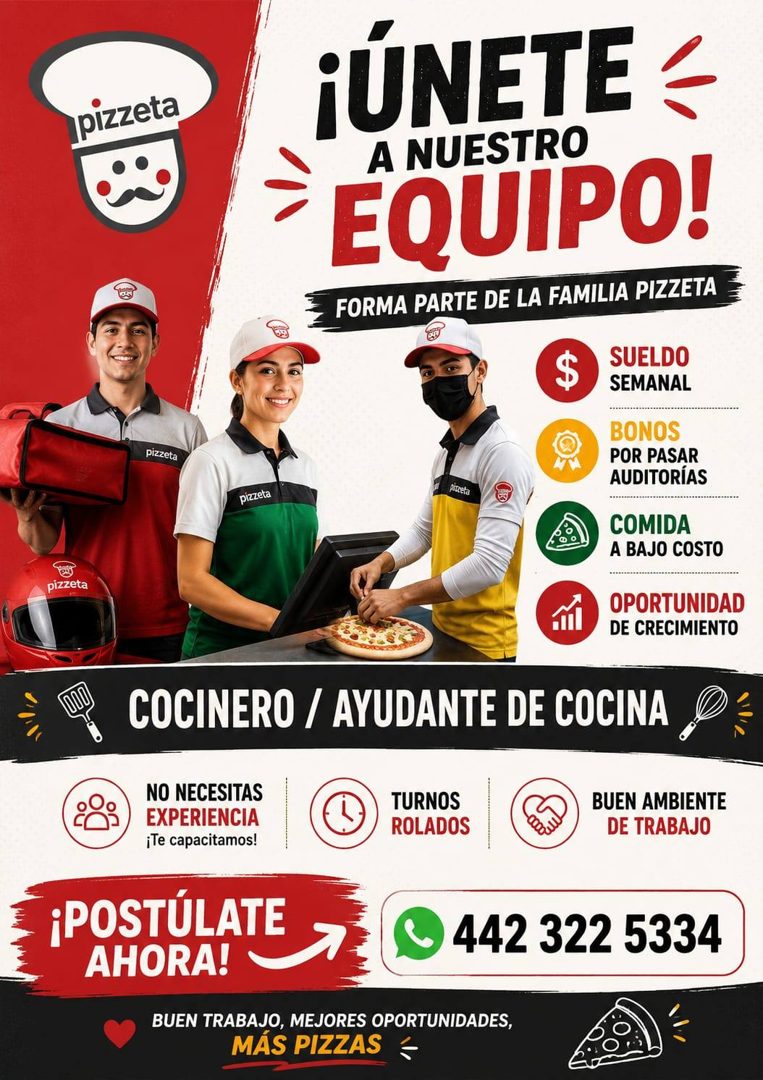 Banner del anuncio de la vacante