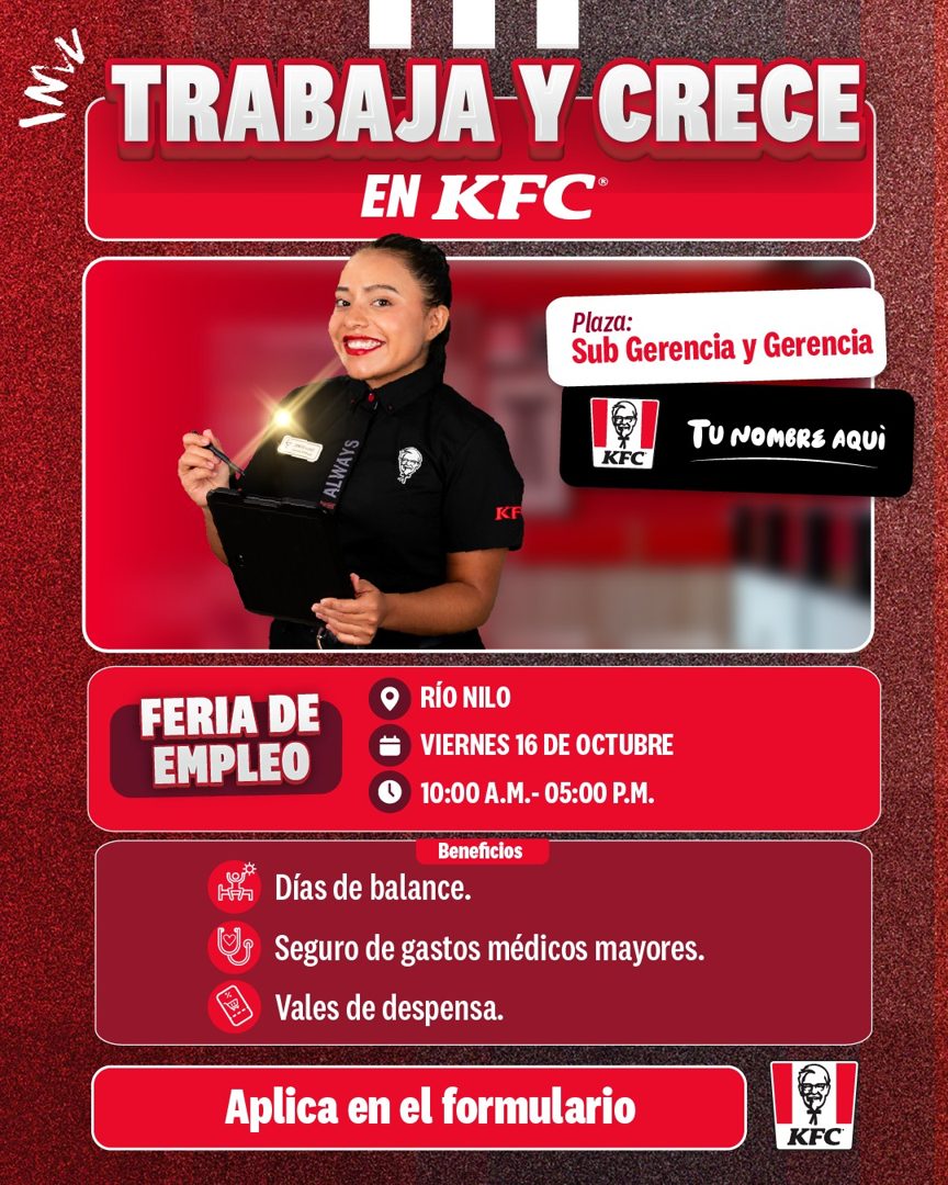 Banner del anuncio de la vacante