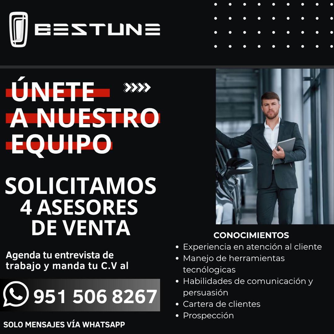 Banner del anuncio de la vacante