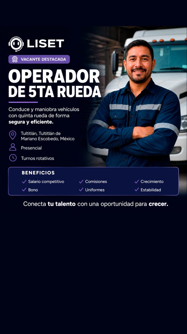 Banner del anuncio de la vacante