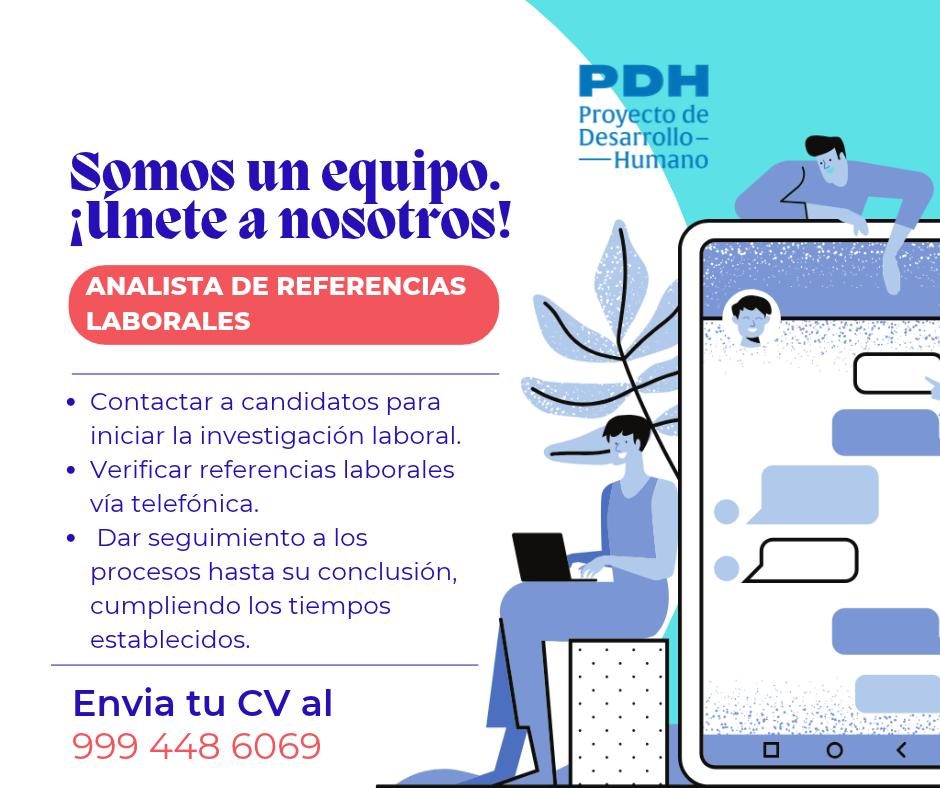 Banner del anuncio de la vacante