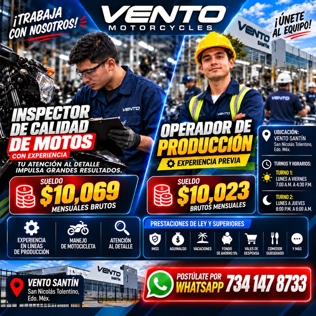 Banner del anuncio de la vacante