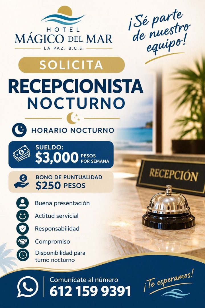 Banner del anuncio de la vacante