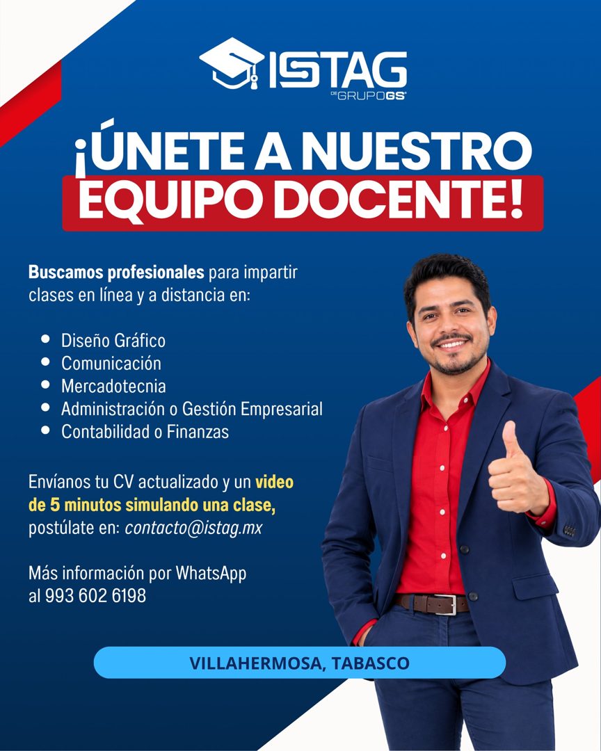 Banner del anuncio de la vacante