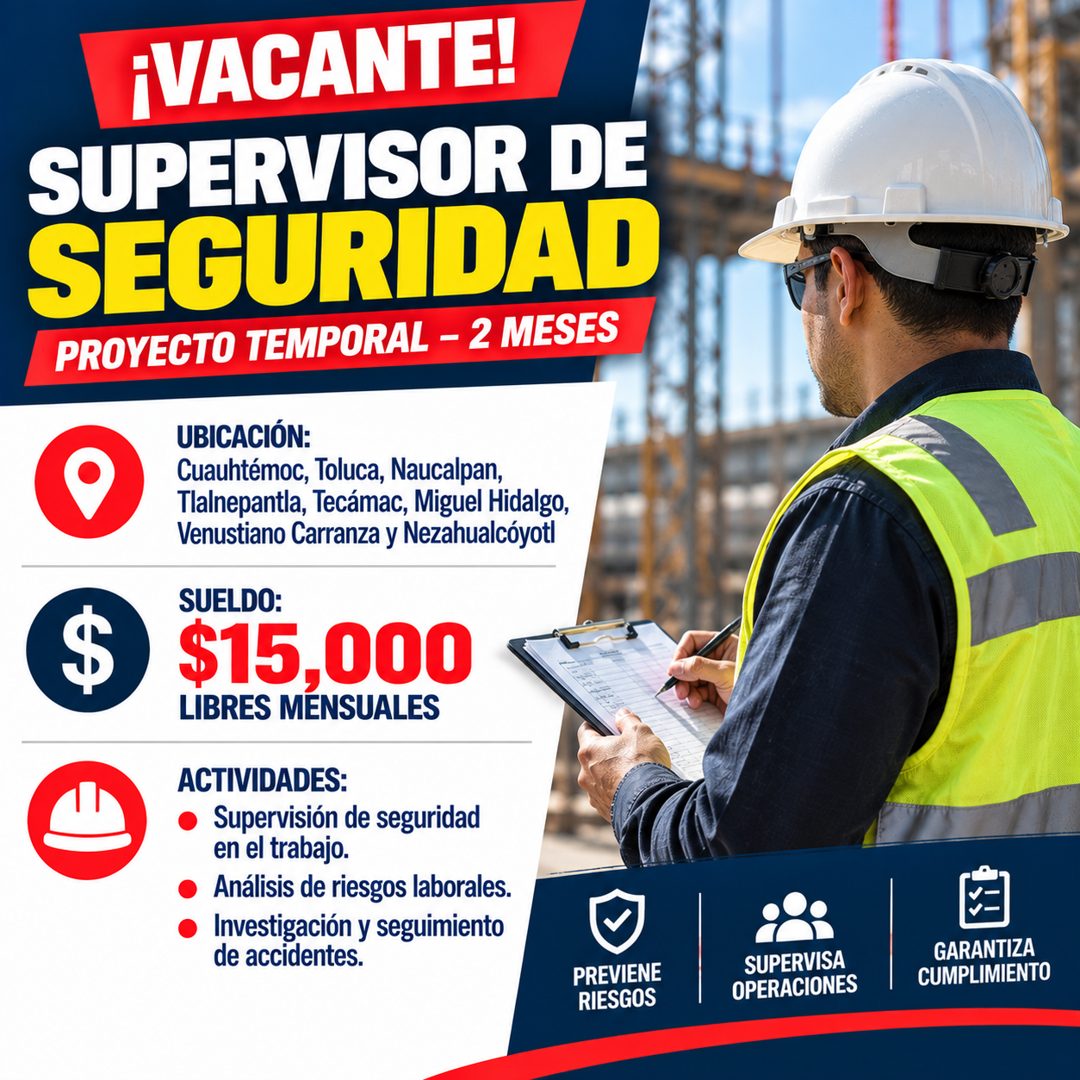 Banner del anuncio de la vacante