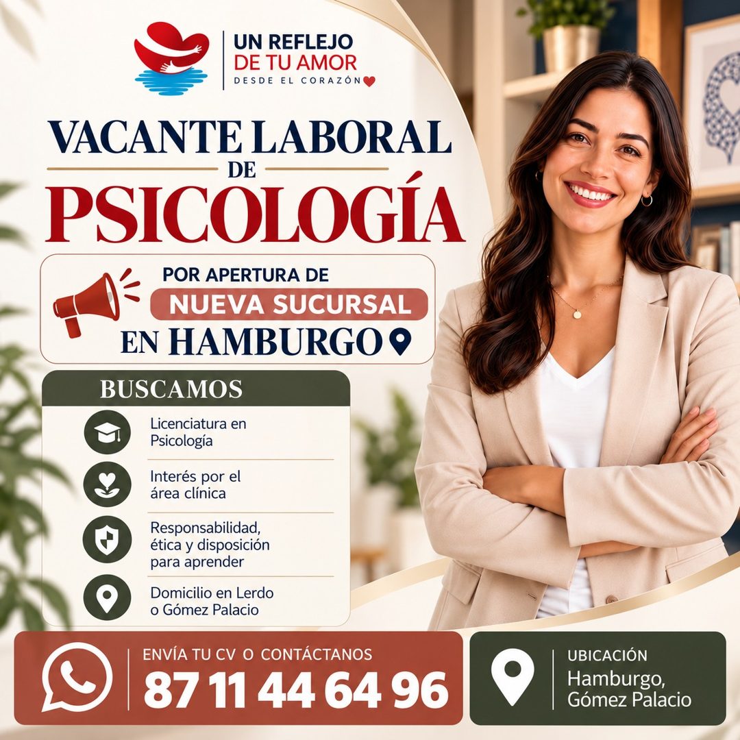 Banner del anuncio de la vacante