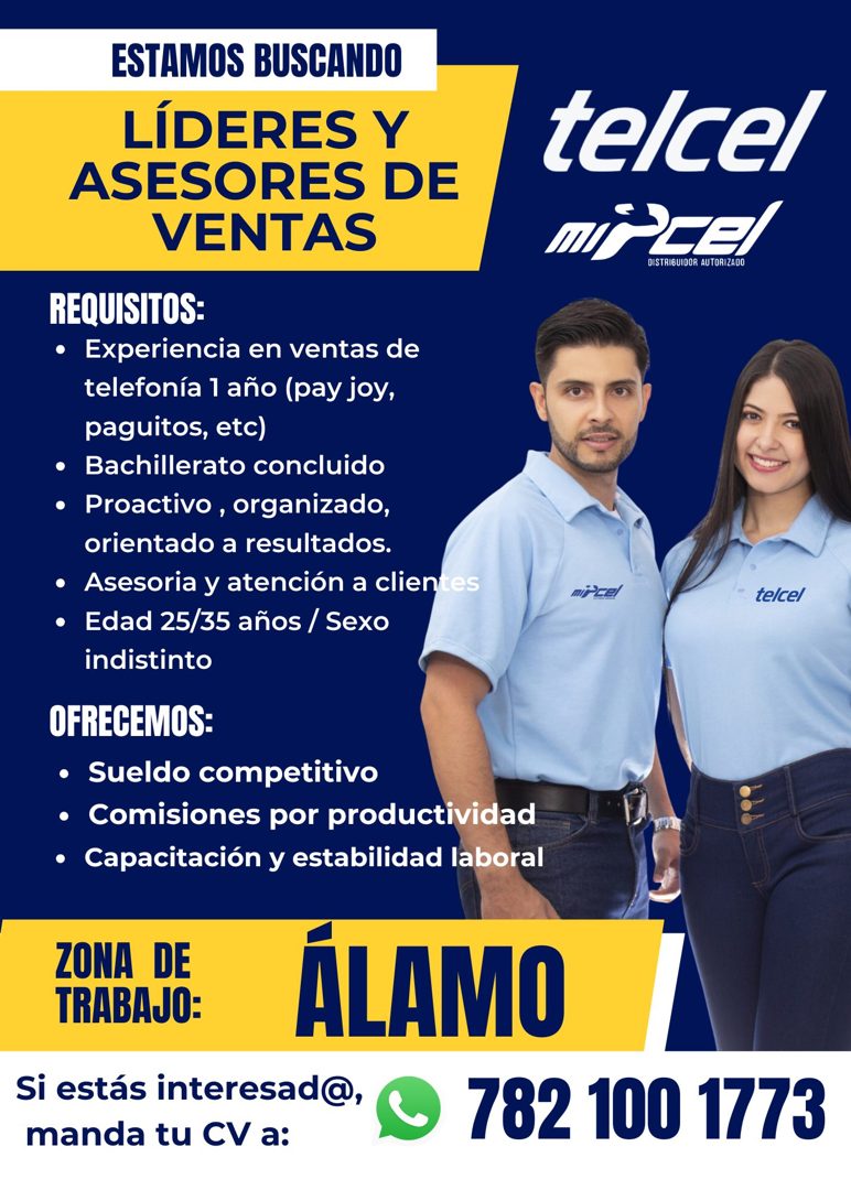 Banner del anuncio de la vacante