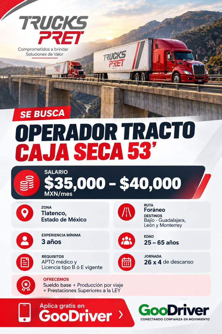 Banner del anuncio de la vacante