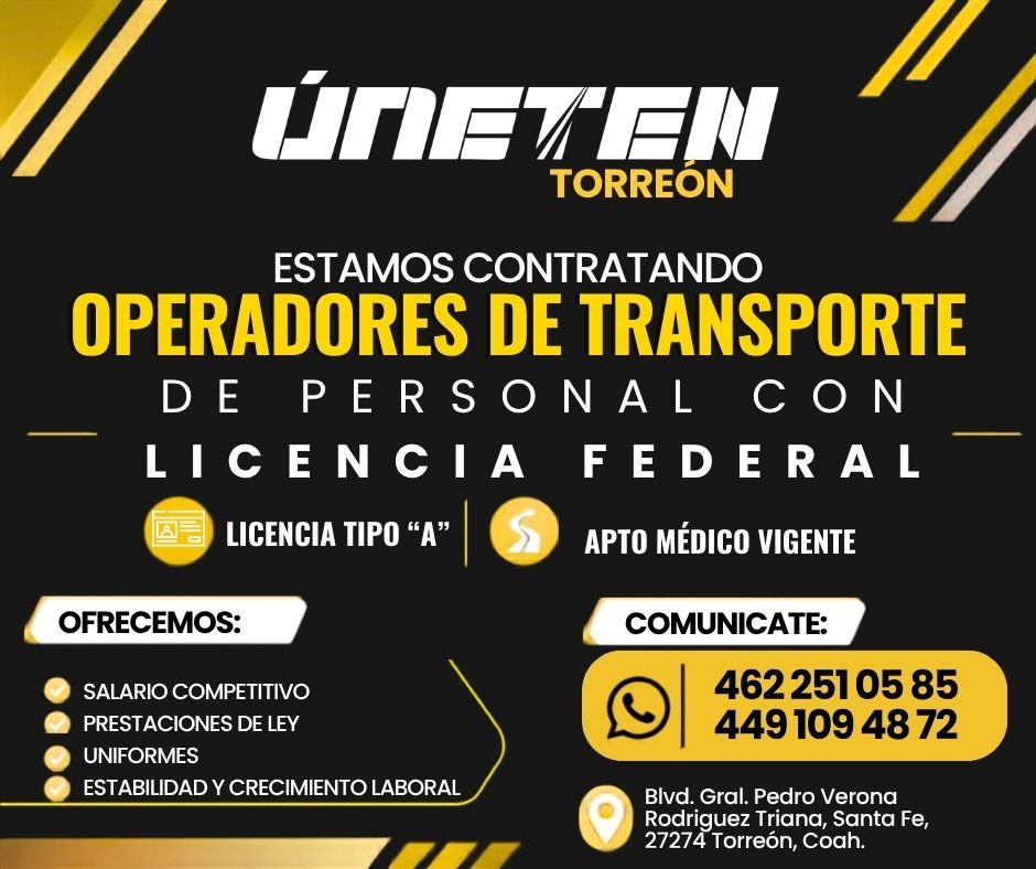 Banner del anuncio de la vacante