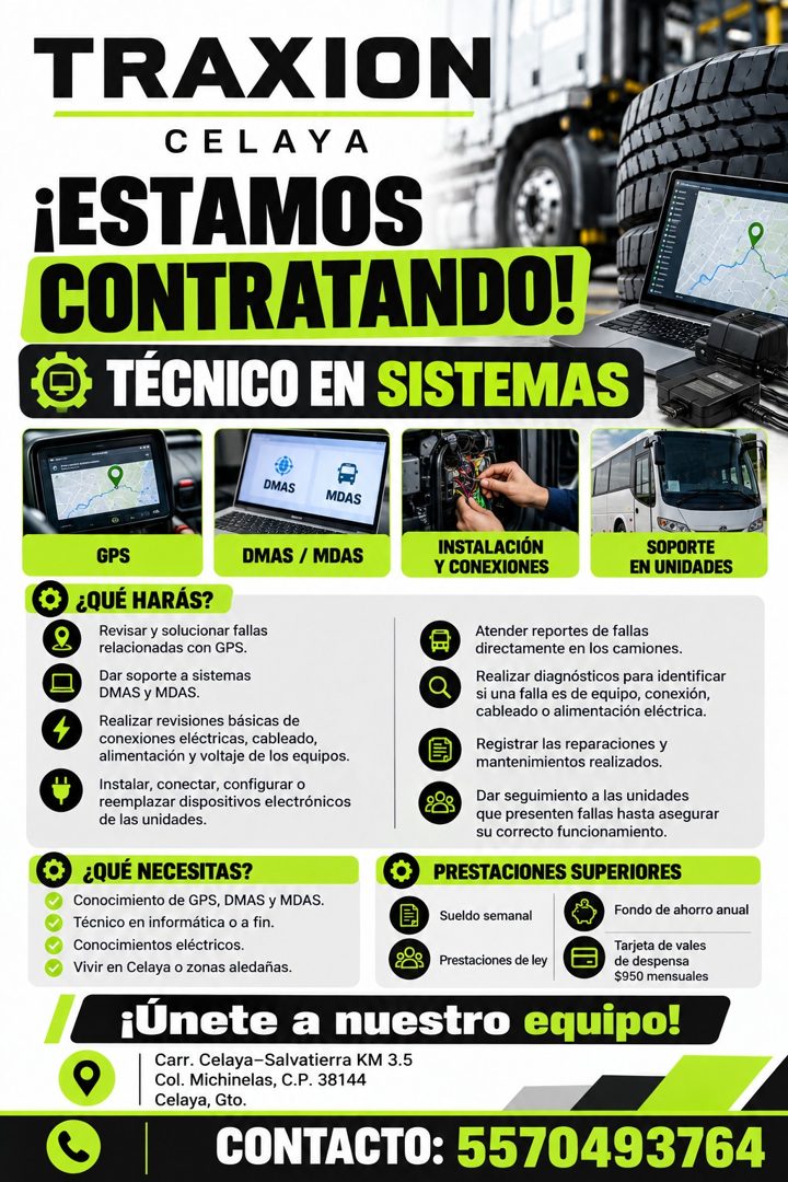 Banner del anuncio de la vacante