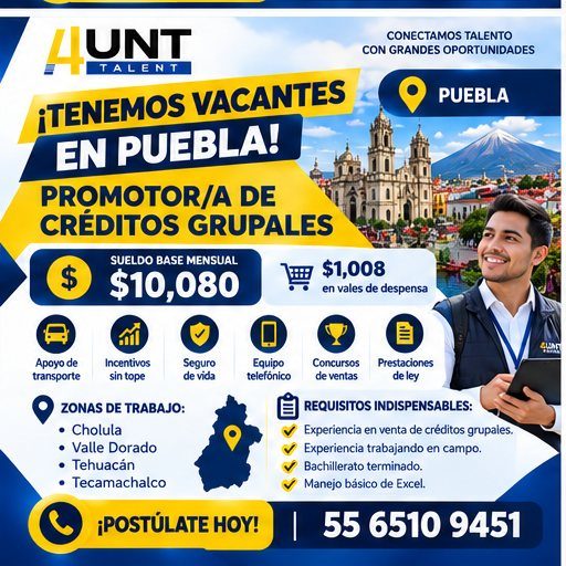 Banner del anuncio de la vacante