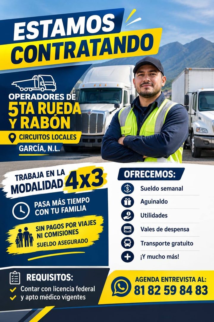 Banner del anuncio de la vacante