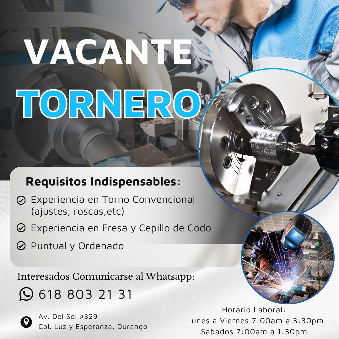 Banner del anuncio de la vacante