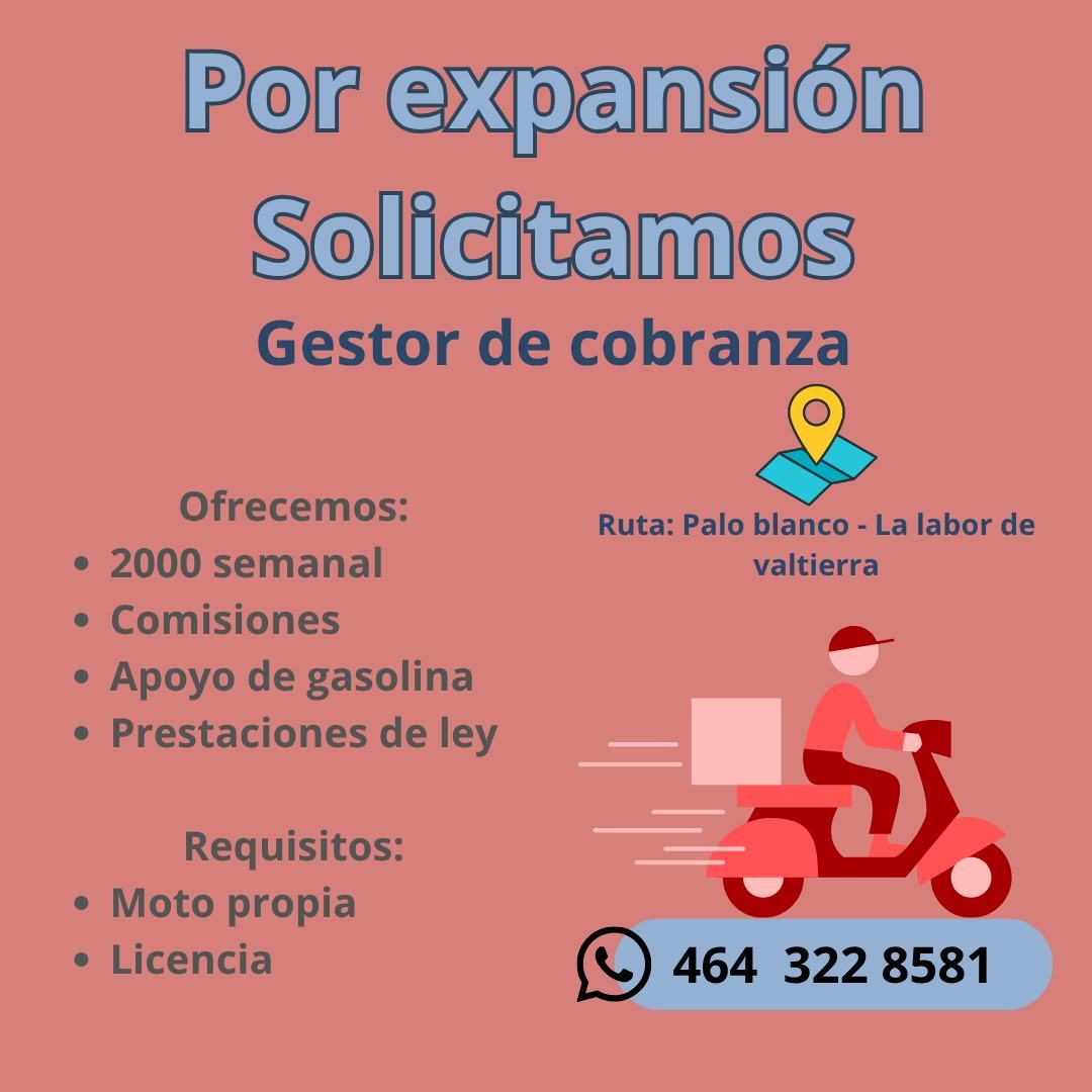 Banner del anuncio de la vacante