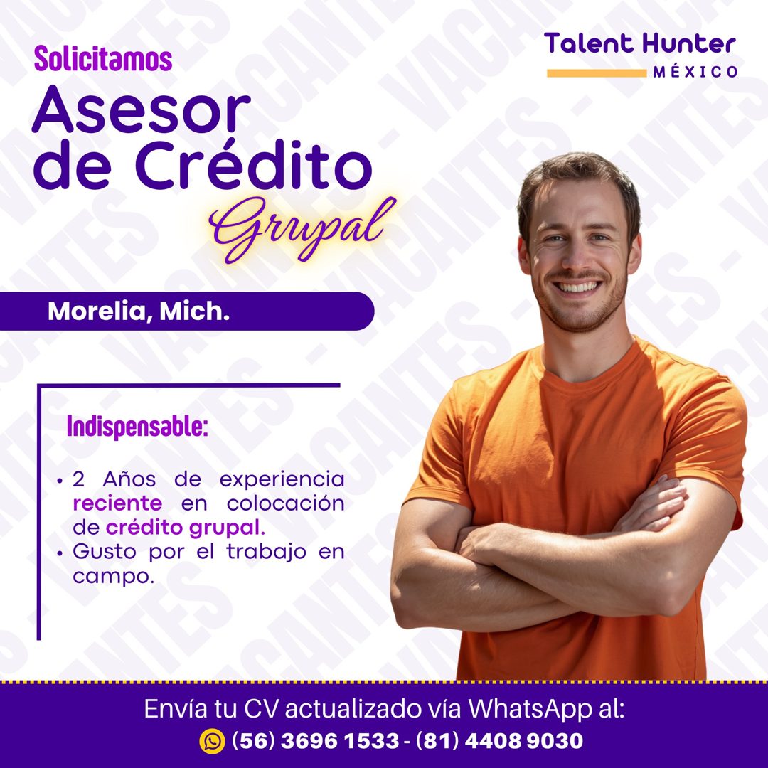 Banner del anuncio de la vacante