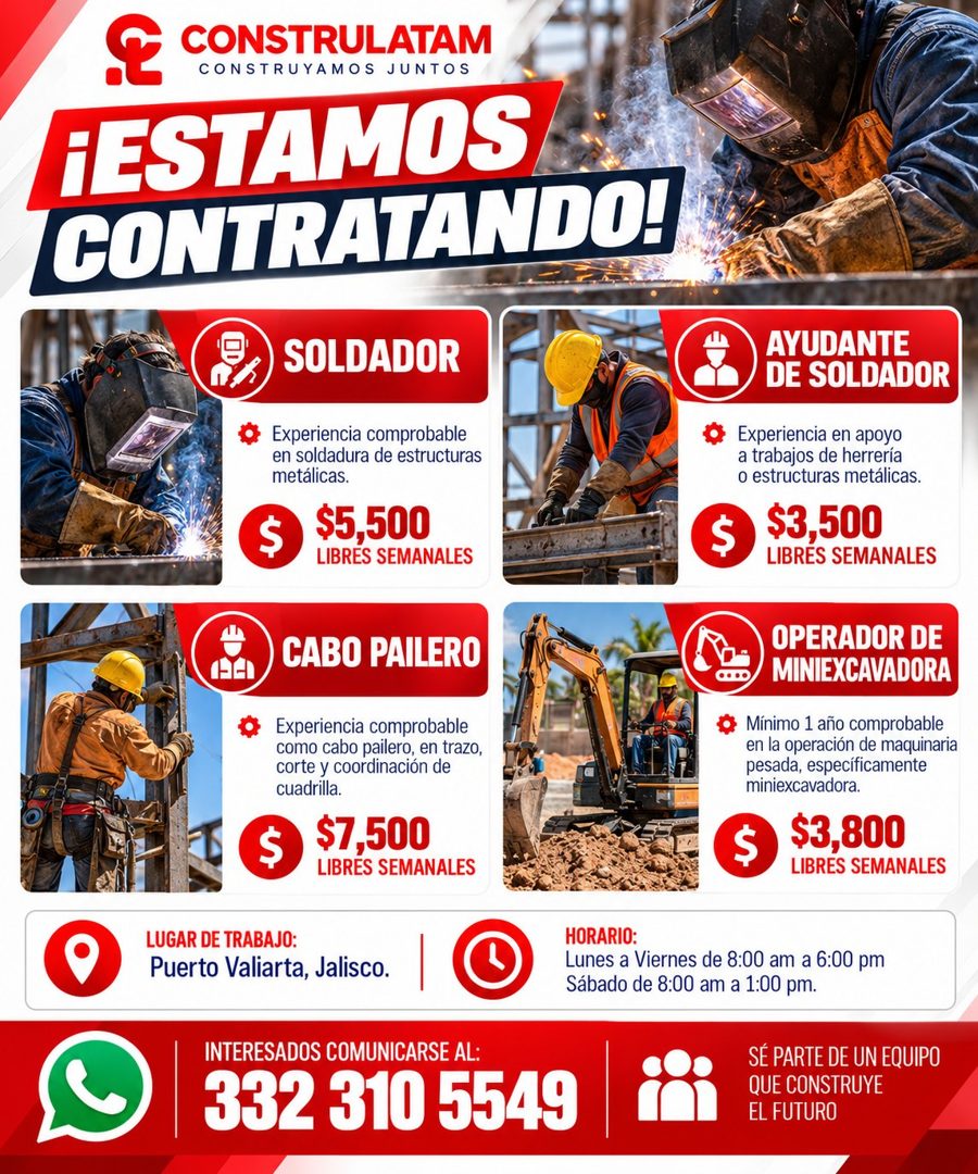 Banner del anuncio de la vacante
