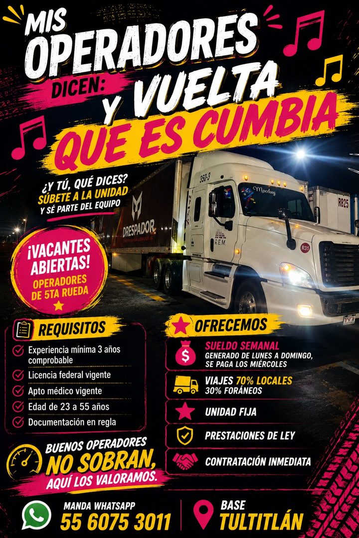 Banner del anuncio de la vacante