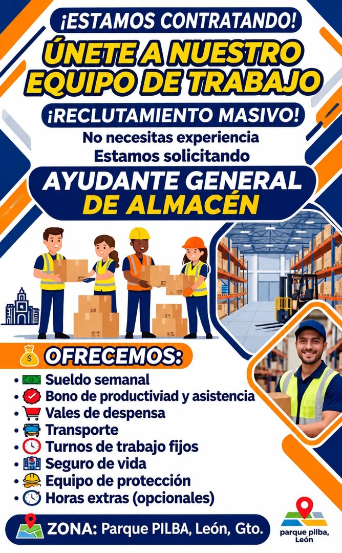 Banner del anuncio de la vacante