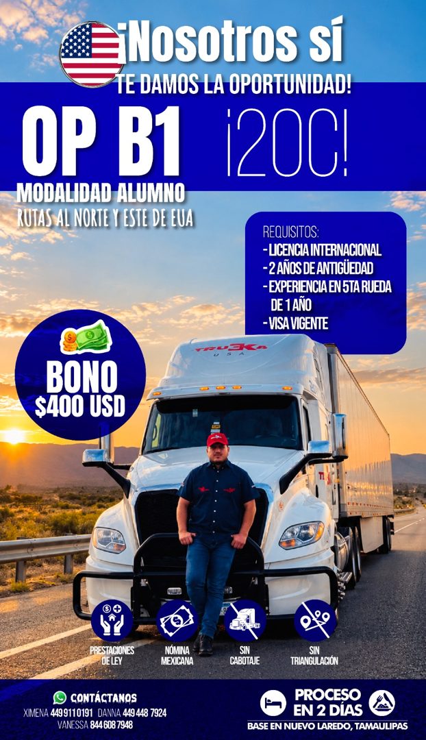 Banner del anuncio de la vacante