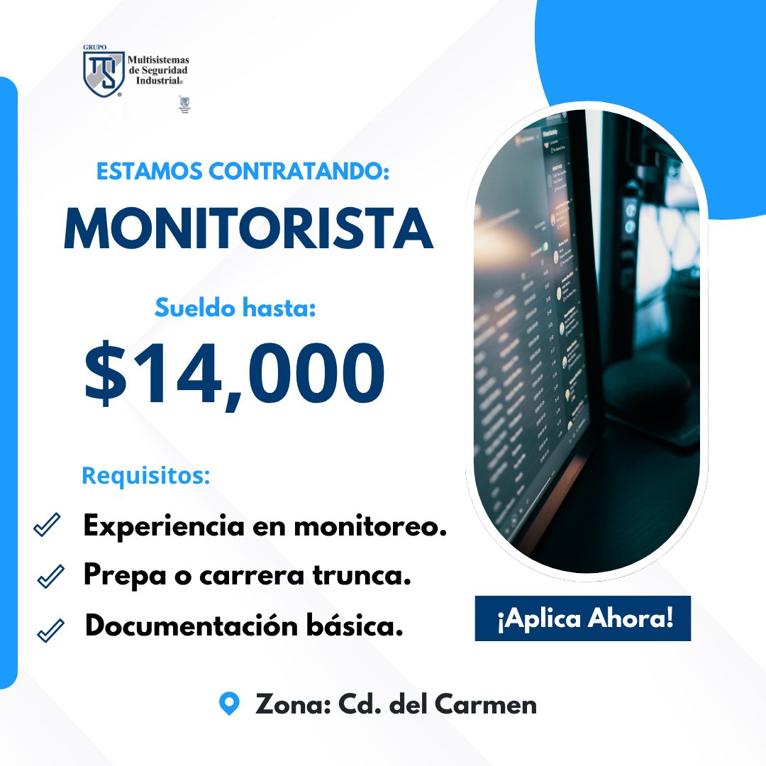 Banner del anuncio de la vacante