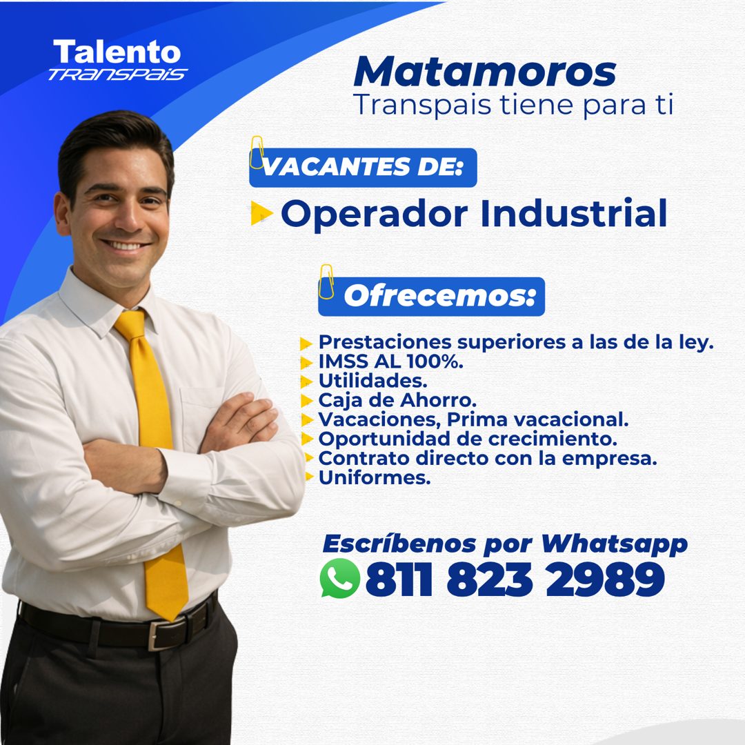 Banner del anuncio de la vacante