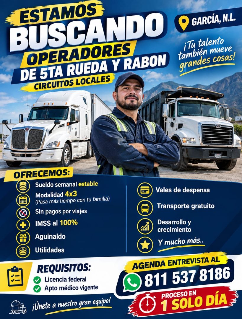 Banner del anuncio de la vacante