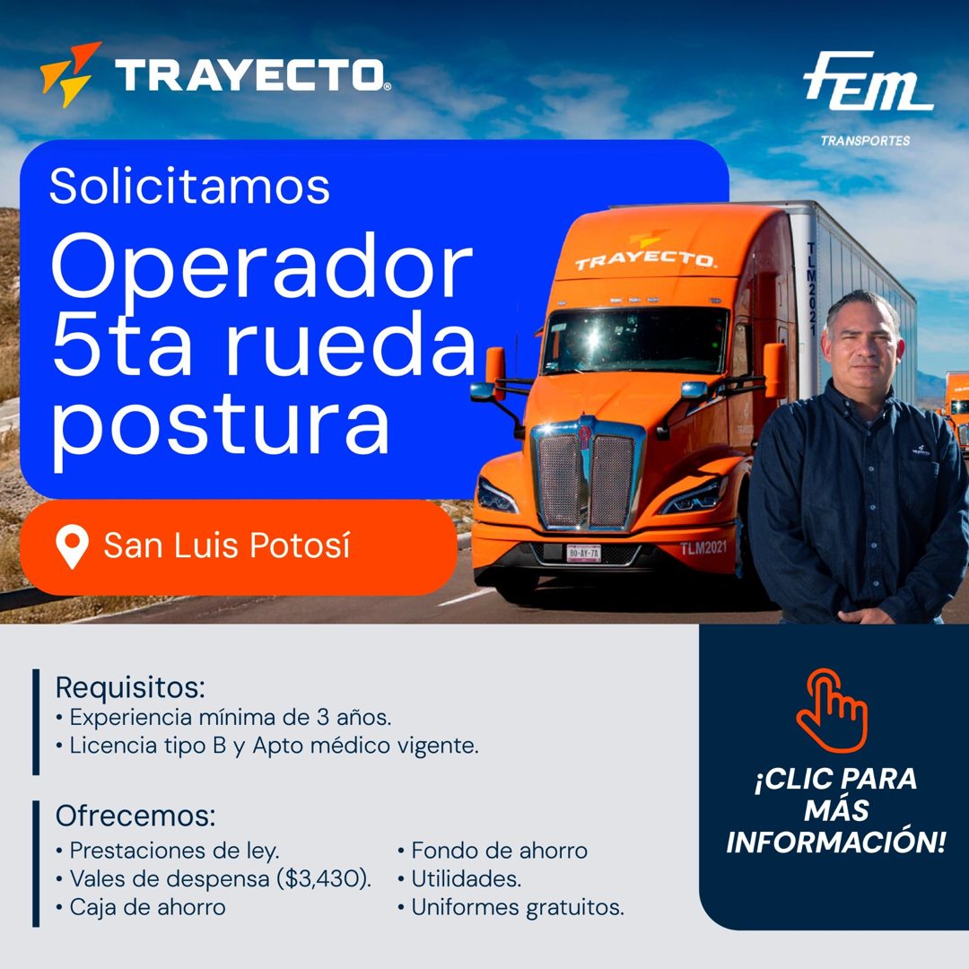 Banner del anuncio de la vacante
