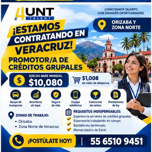Banner del anuncio de la vacante