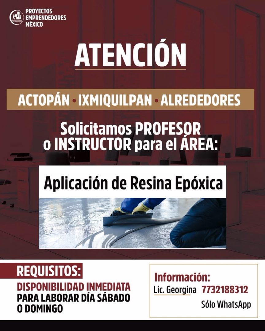Banner del anuncio de la vacante