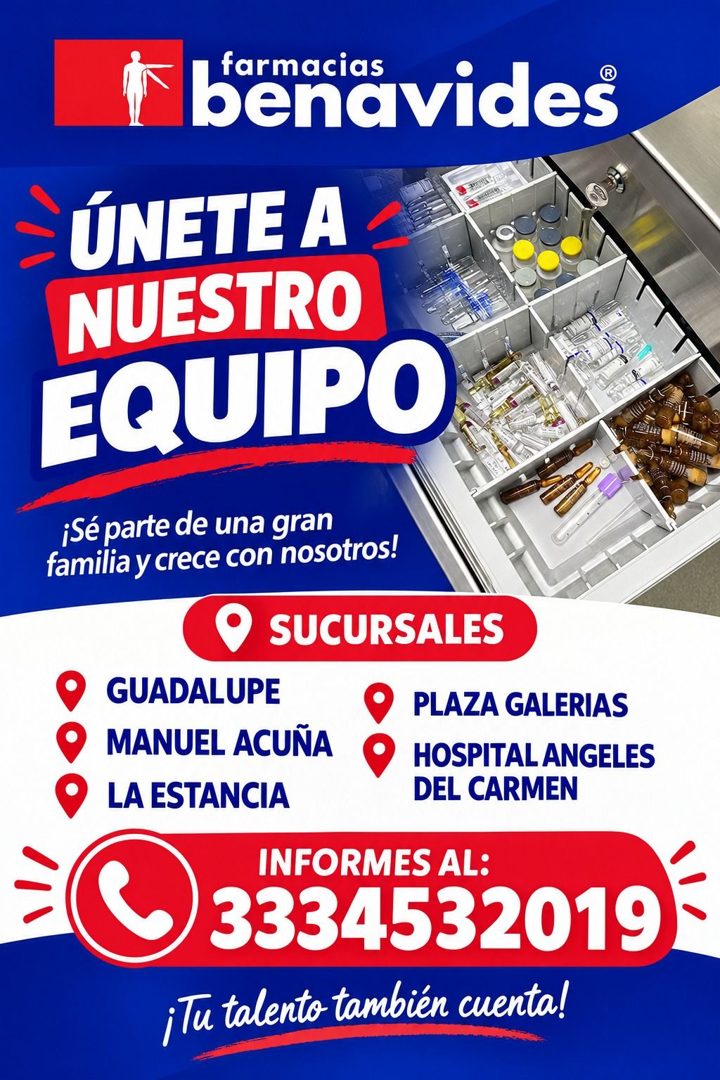 Banner del anuncio de la vacante