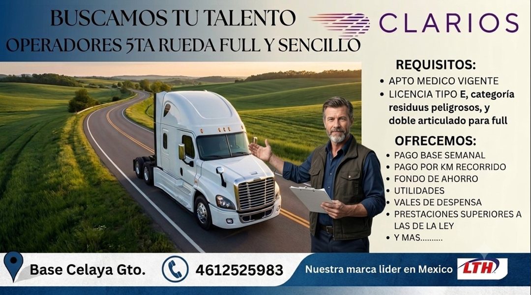 Banner del anuncio de la vacante