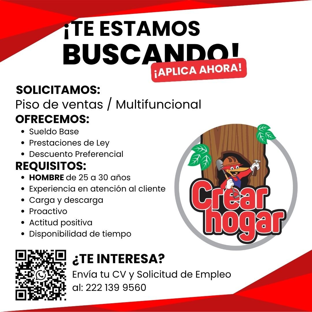 Banner del anuncio de la vacante