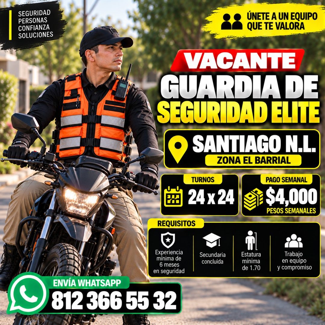 Banner del anuncio de la vacante