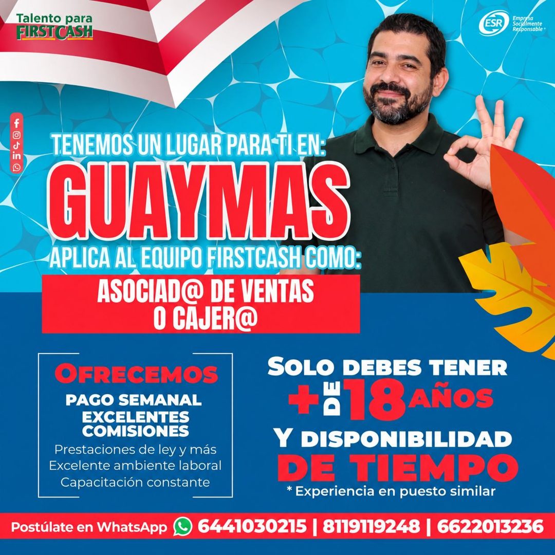 Banner del anuncio de la vacante