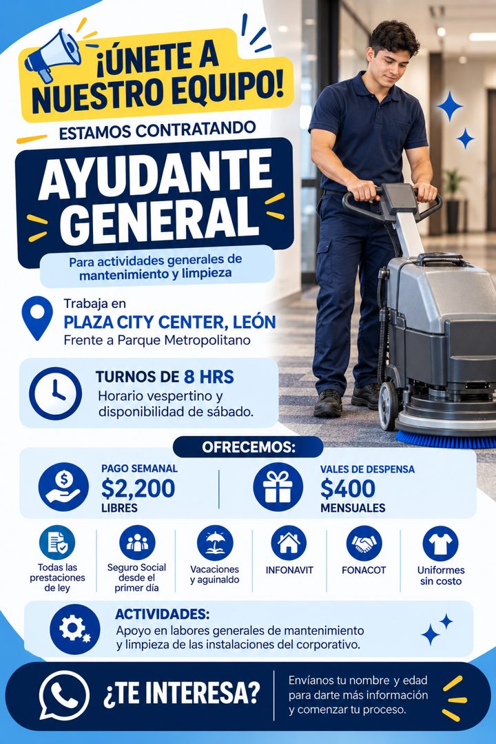 Banner del anuncio de la vacante