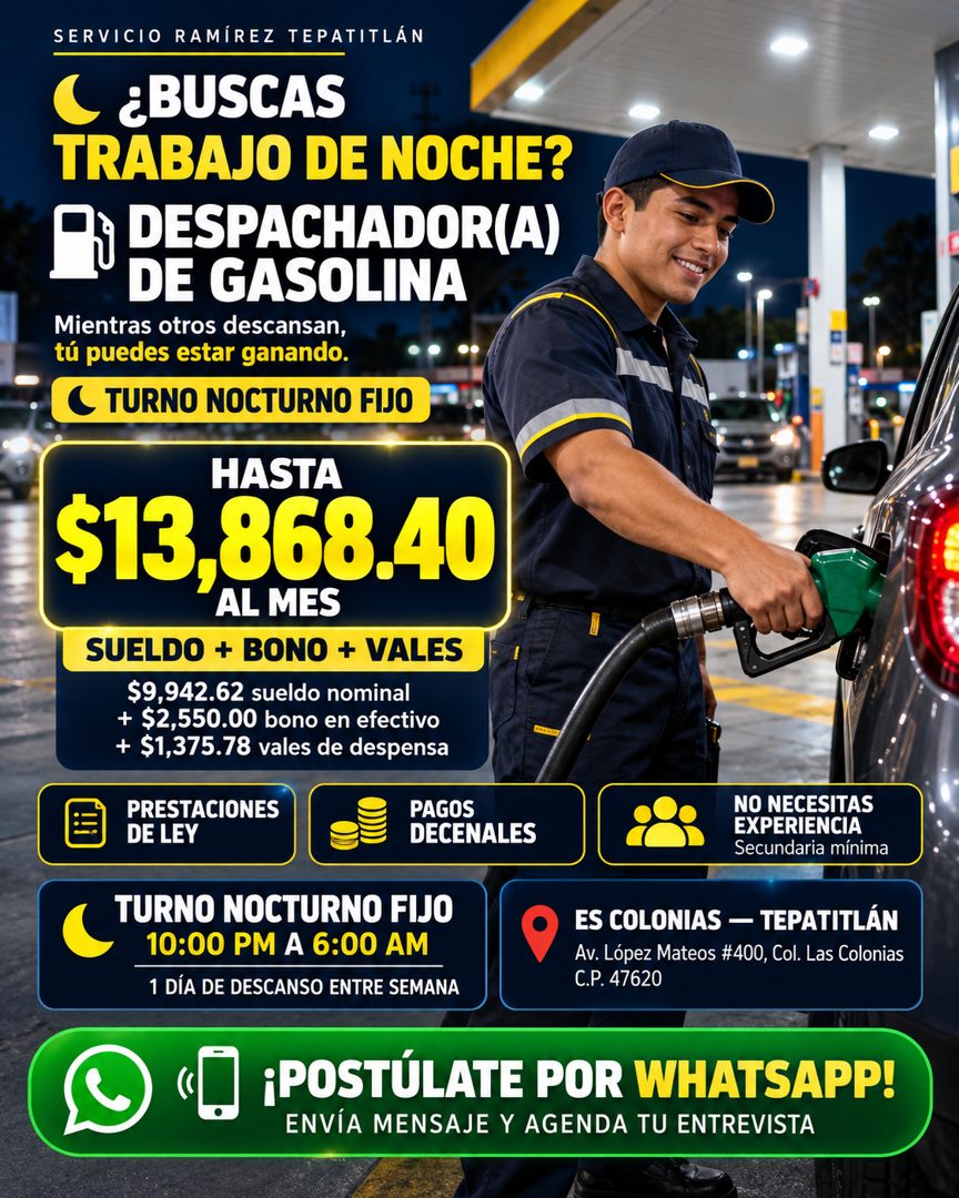 Banner del anuncio de la vacante