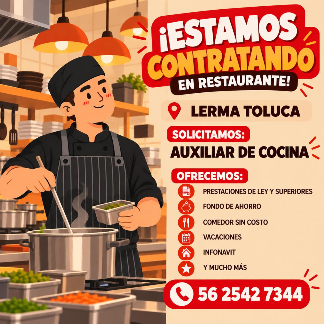 Banner del anuncio de la vacante