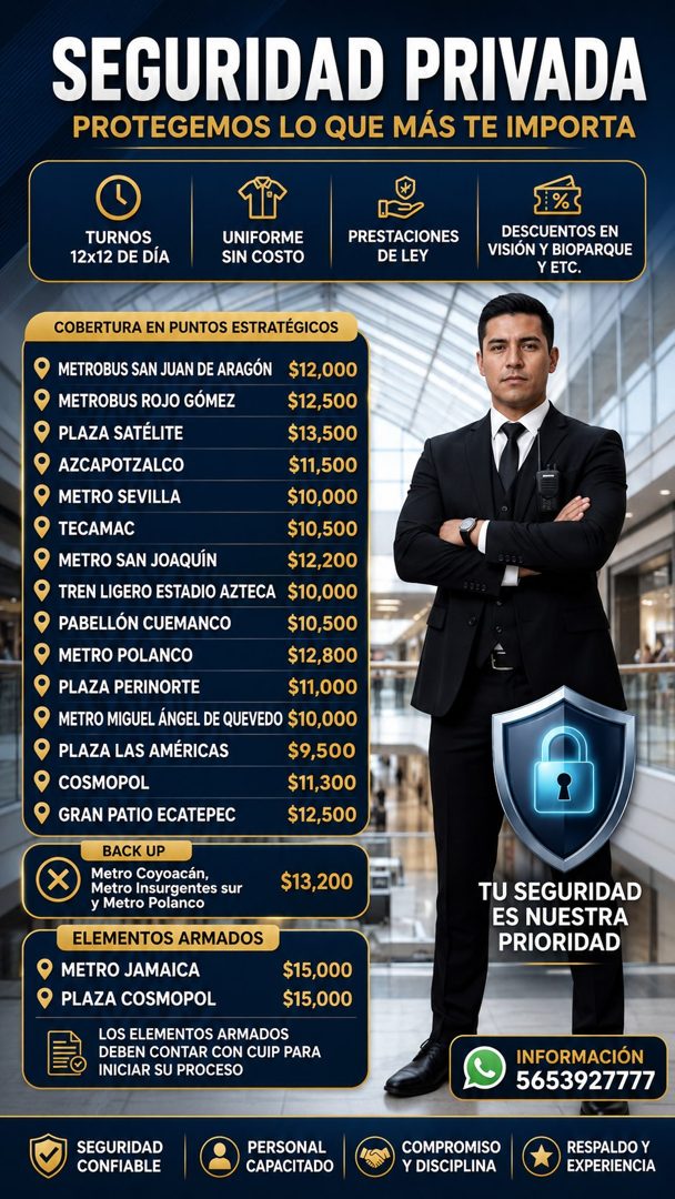 Banner del anuncio de la vacante