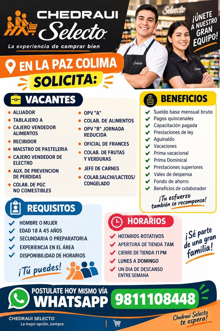 Banner del anuncio de la vacante