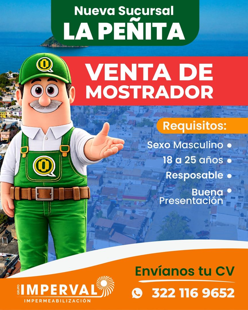 Banner del anuncio de la vacante