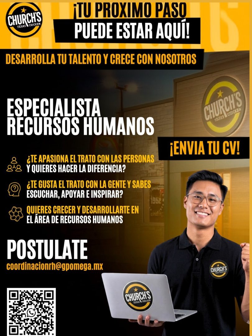 Banner del anuncio de la vacante