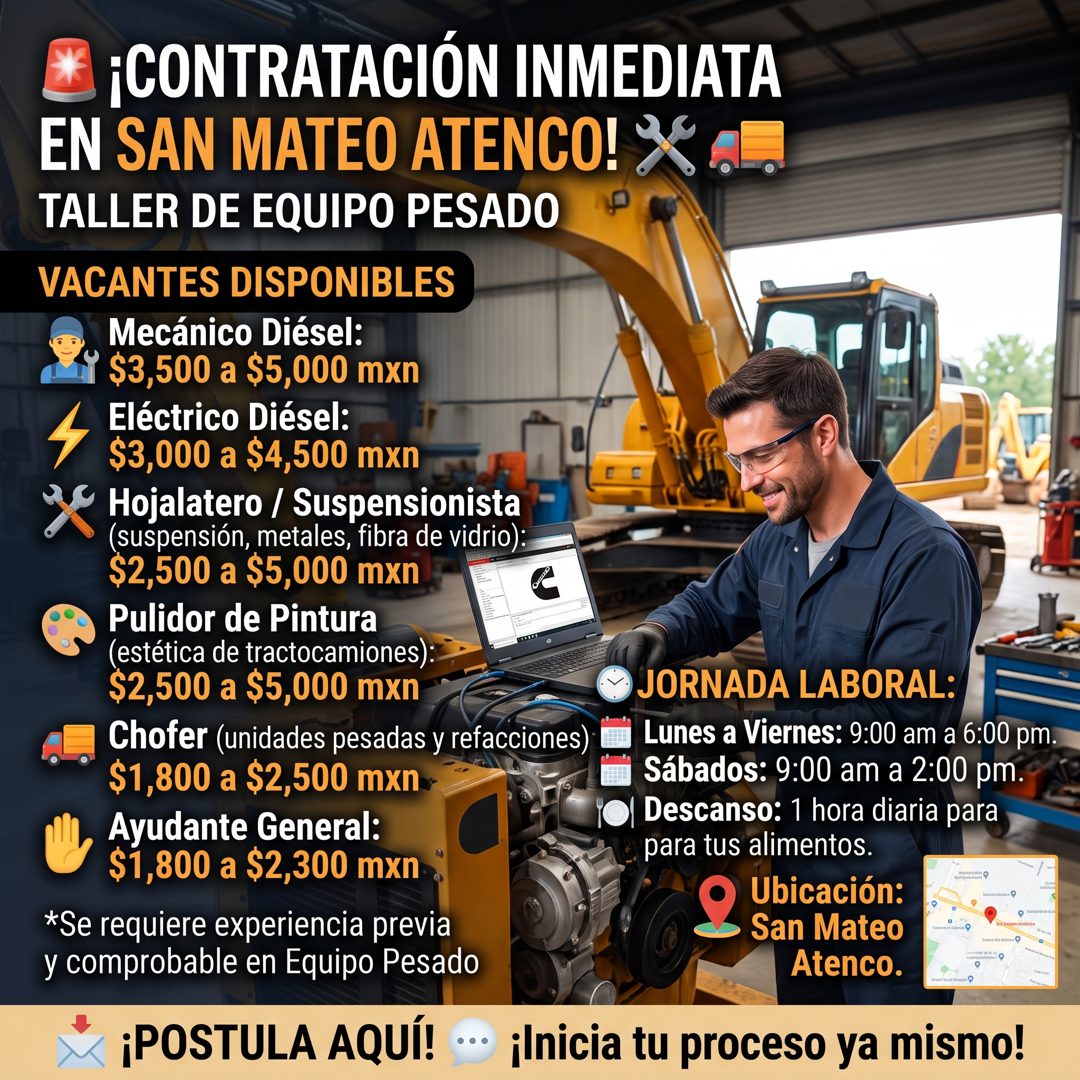 Banner del anuncio de la vacante