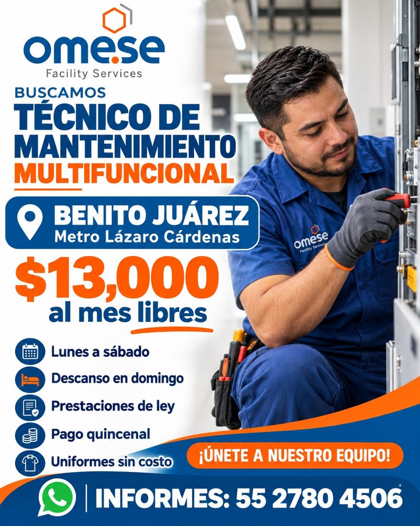 Banner del anuncio de la vacante