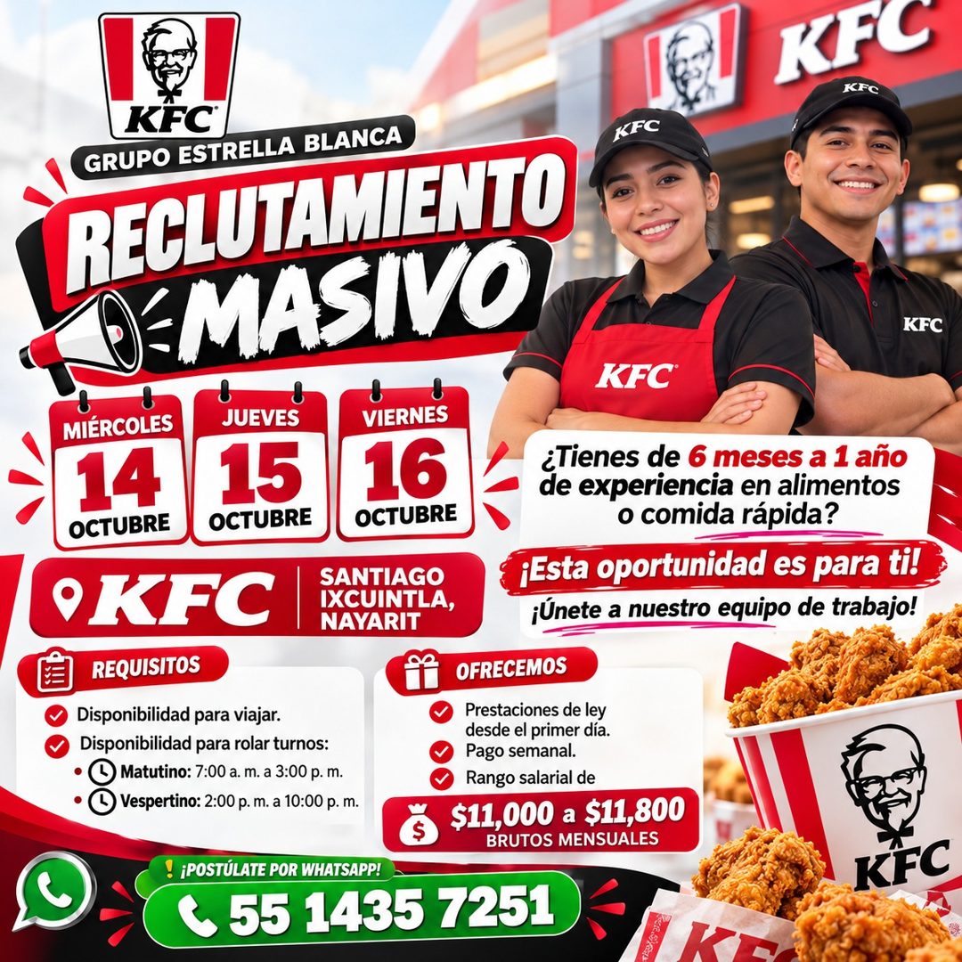 Banner del anuncio de la vacante