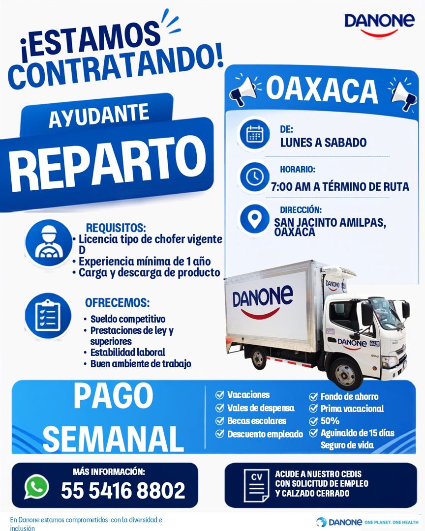 Banner del anuncio de la vacante