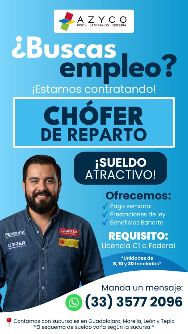 Banner del anuncio de la vacante